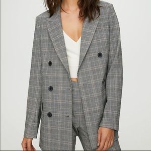 Aritzia Samuel Checkered Blazer Size 0